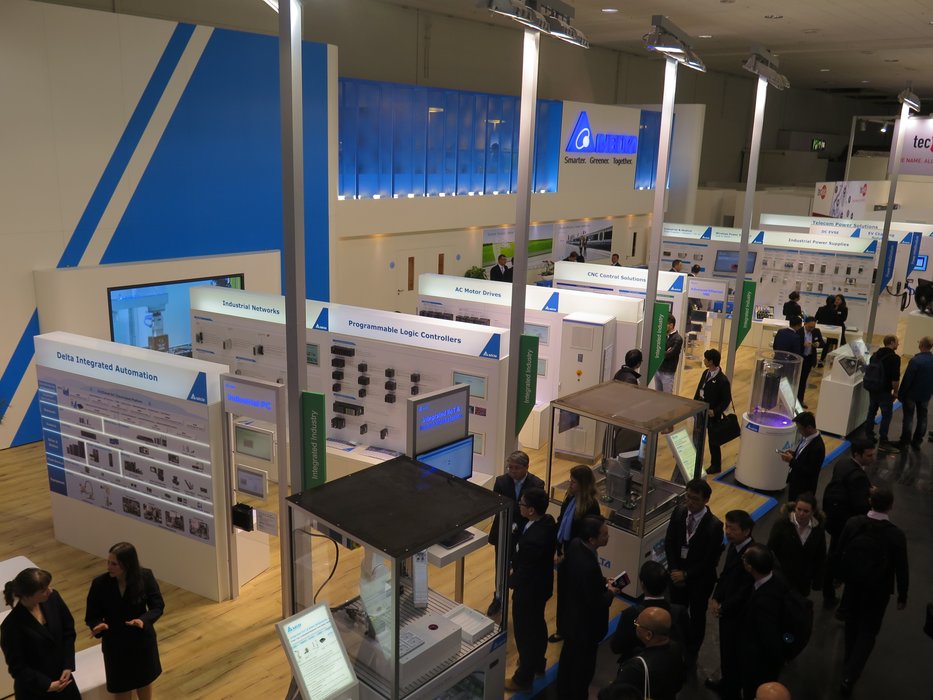 Delta hebt sein breiteres Portfolio an intelligenten energieeffizienten Lösungen und Systemintegration hervor Kapazitäten auf der Hannover Messe 2017